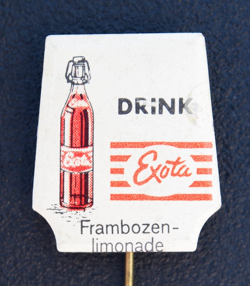 Drink Exota Frambozen-limonade reclamespeldje