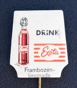 Drink Exota Frambozen-limonade reclamespeldje