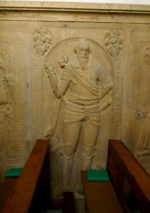 Dringenberg - Kirche - Grabplatte Jobst von Landsberg zu Erwitte