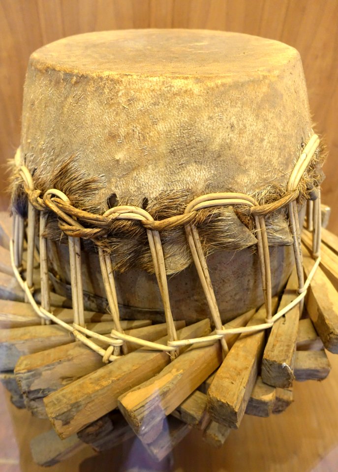 Drum, La Hu - Vietnam Museum of Ethnology - Hanoi, Vietnam - DSC03097