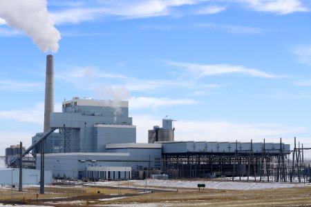 Dry Fork Station coal-fired power plant in Campbell County, Wyoming