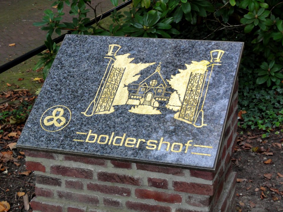 Druten Boldershof plaquette