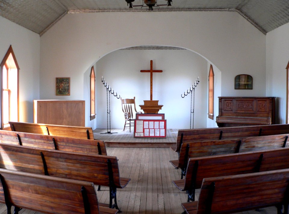 Dry Valley Church interior 1