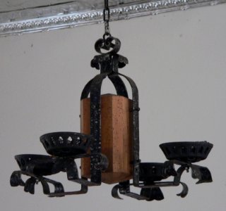 Dry Valley church chandelier
