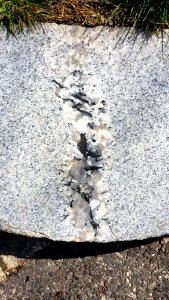 Driveway curbstone - Arlington, MA - 02