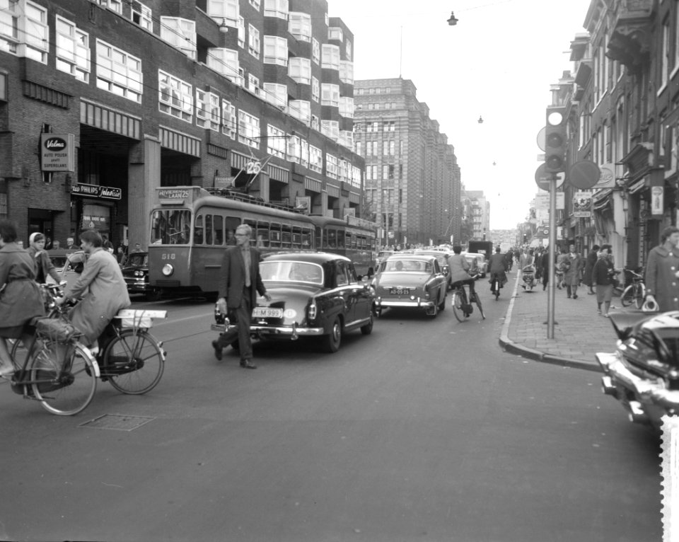 Drukte in de Vijzelstraat, Bestanddeelnr 911-5665