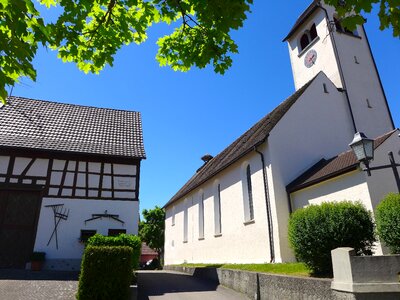 Bank holzen church historic building