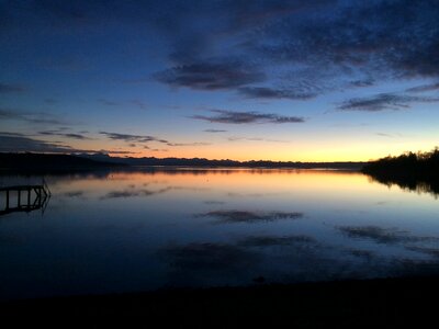 Sunset abendstimmung romance photo