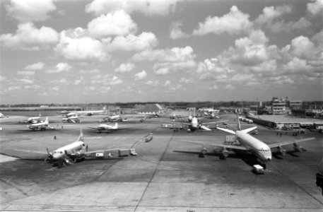 Drukte op Schiphol, Bestanddeelnr 912-8237 photo