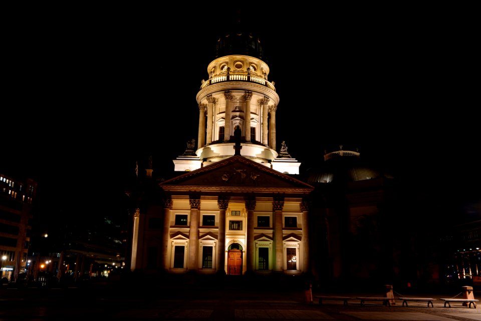 Deutscher Dom at night 2021-01-17 06