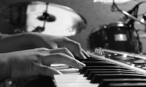 Music piano keyboard