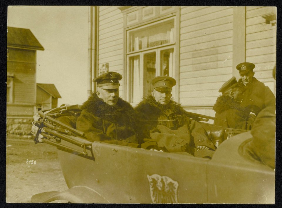 Deutsche Truppen in Finnland. General Graf von der Goltz, der Führer der Truppen, Bestanddeelnr 158-0620