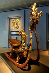 Diana sled by Giorgio Ferretti for the Herzog Eberhard Ludwig von Wurttemberg, Stuttgart, c. 1720 - Landesmuseum Württemberg - Stuttgart, Germany - DSC03184