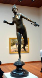 Diana by Frederick William MacMonnies, 1889, bronze - De Young Museum - DSC00774