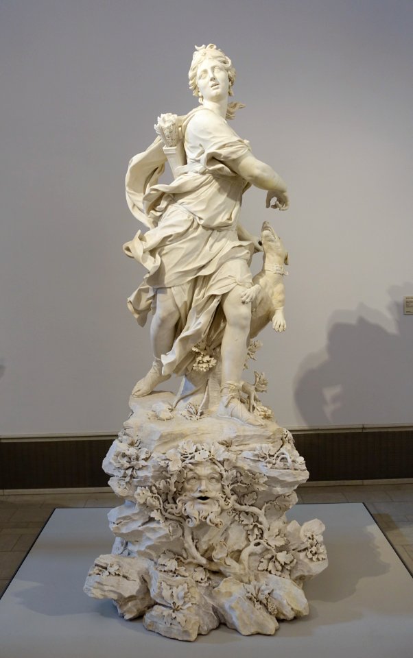 Diana as Huntress by Bernardino Cametti, Rome, 1717-1720, marble - Bode-Museum - DSC03691