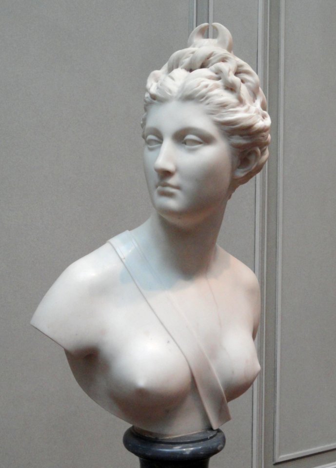 Diana by Jean-Antoine Houdon, 1778, marble - National Gallery of Art, Washington - DSC09992