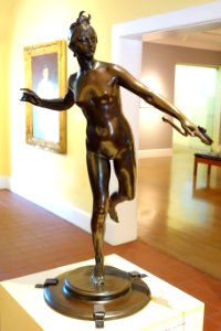 Diana by Frederick William MacMonnies, front view, cast 1890, bronze - Fitchburg Art Museum - DSC08876