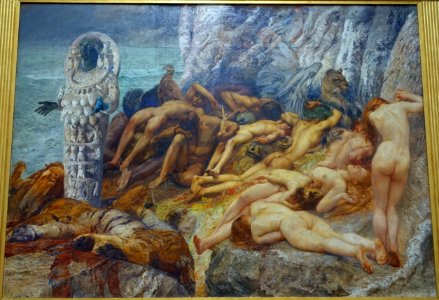 Diana of Ephesus and the Slaves, by Giulio Aristide Sartorio, 1899 - Galleria nazionale d'arte moderna - Rome, Italy - DSC05221