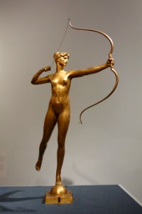 Diana of the Tower by Augustus Saint-Gaudens, 1895 or after, gilded bronze - Brooklyn Museum - DSC09605 photo