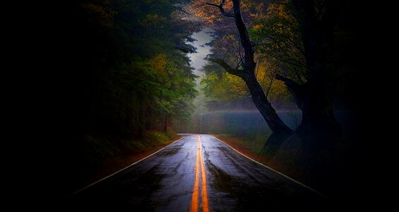 Quiet rural country