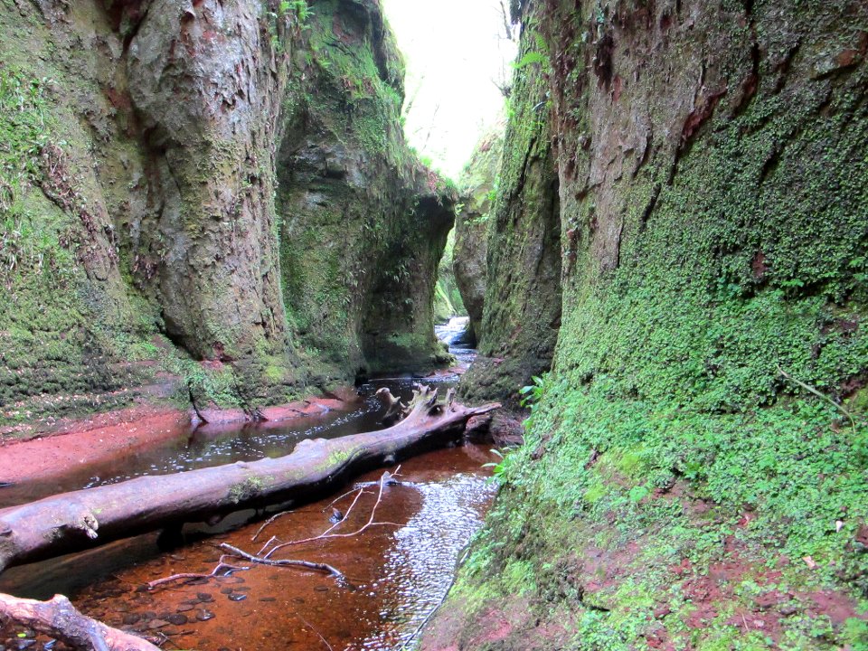Devil's Pulpit in Finnich Glen - 2018 03