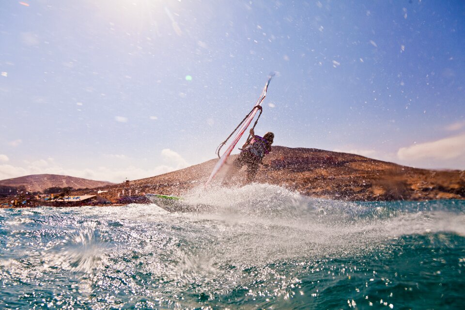 Sport surfer water sports