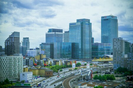 Skyline cityscape sky