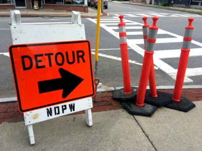 Detour Sign photo