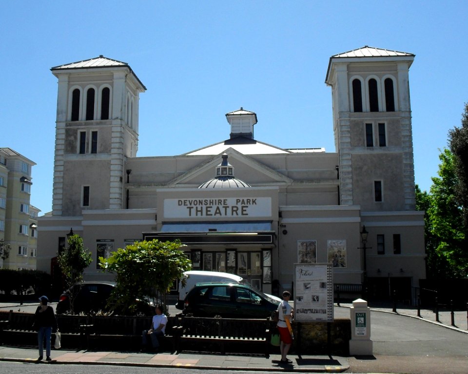 Devonshire Park Theatre, Compton Street, Eastbourne (NHLE Code 1043618) (May 2010)