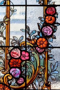 Detalle en Ventana del Teatro Municipal de São Paulo