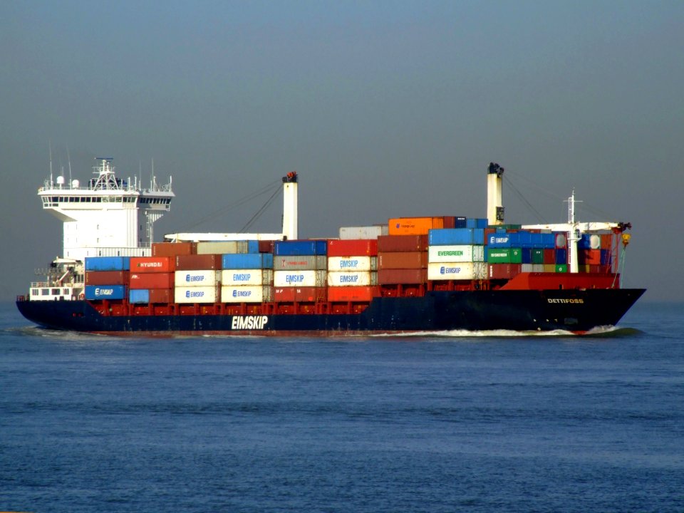 Dettifoss IMO 9086801, approaching Port of Rotterdam 11-Feb-2008