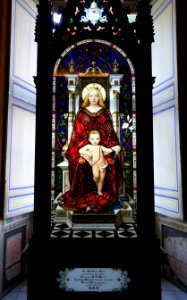 Devotion to the Blessed Virgin, by Joseph Bertini, 1922, stained glass - Vatican Museums - DSC00763