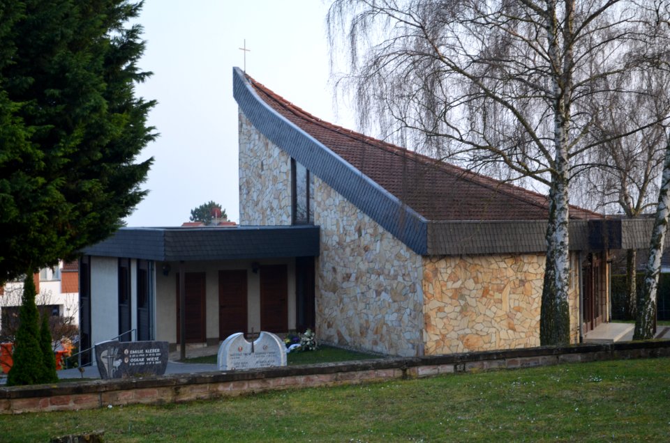 Diedenbergen, Friedhof, Trauerhalle