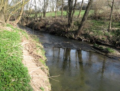 Die Bühler bei Kottspiel unterhalb der Fischachmündung