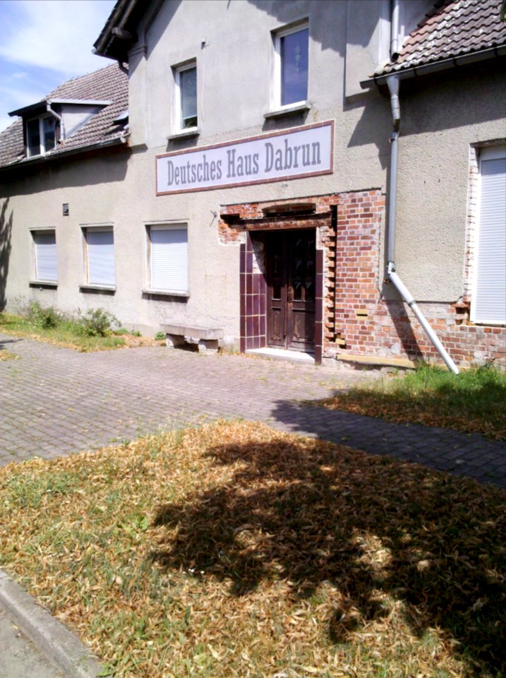 Deutsches Haus Dabrun im August 2020