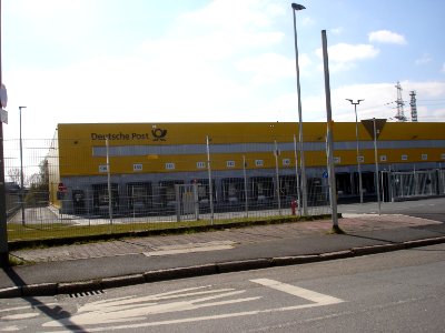 Die mechanisierte Zustellbasis (MechZB) in Frankfurt-Rödelheim, Eschborner Landstraße 141–157 02