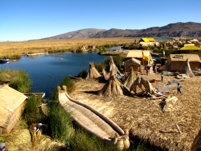 Die Uru Kultur auf dem Titicaca-Seeee photo