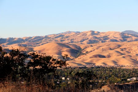 Diablo Range viewed from Santa Teresa County Park, July 2015