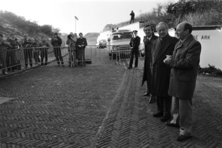 Dhr. Doderer (vooraan), naast hem dhr. Heineken, Bestanddeelnr 932-7960