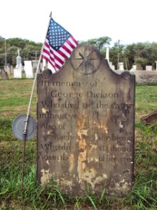 Dickson (George), Robinson Run Cemetery, 2015-09-27, 02