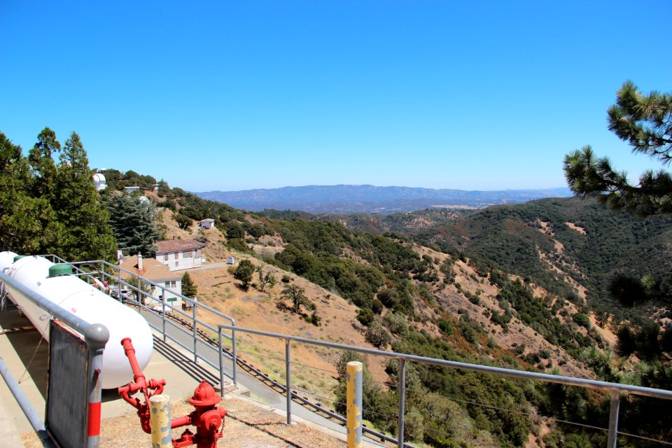 Diablo Range from Lick Observatory, Aug 2019
