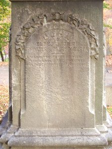 Dickson Monument, Allegheny Cemetery, 2015-11-02, 04