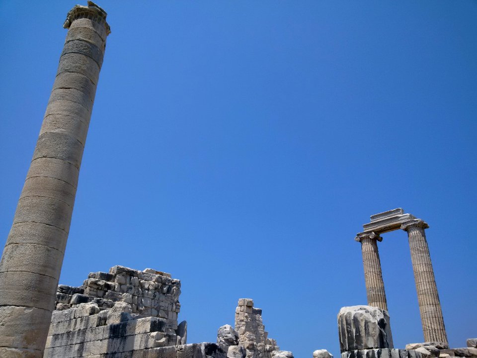 Didyma, Turkey, Temple of Apollon, sky