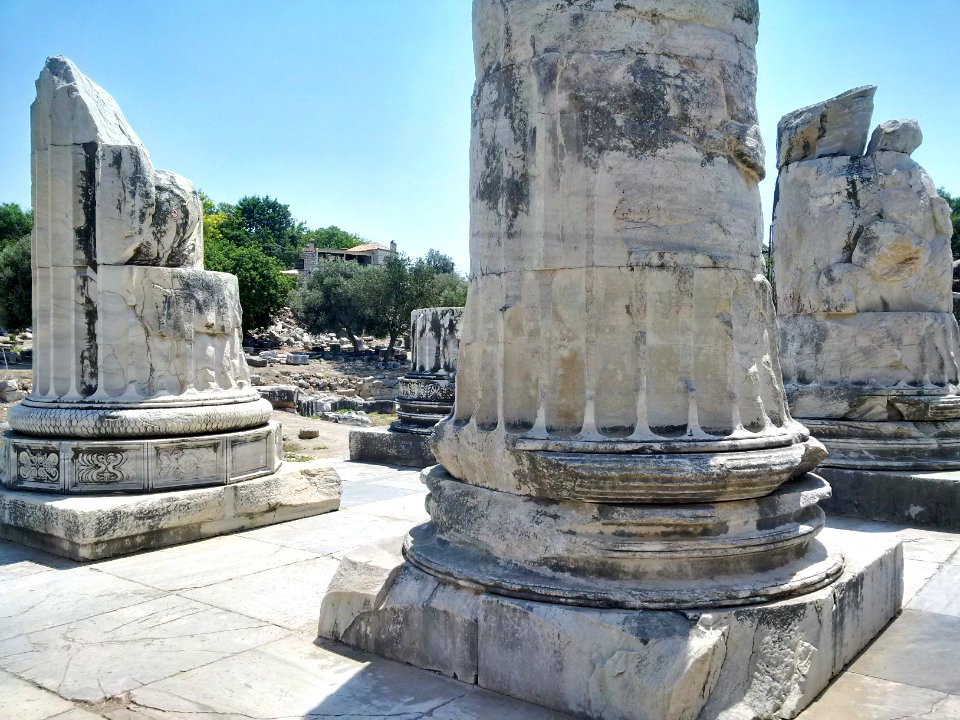 Didyma, Turkey, Temple of Apollon, columns