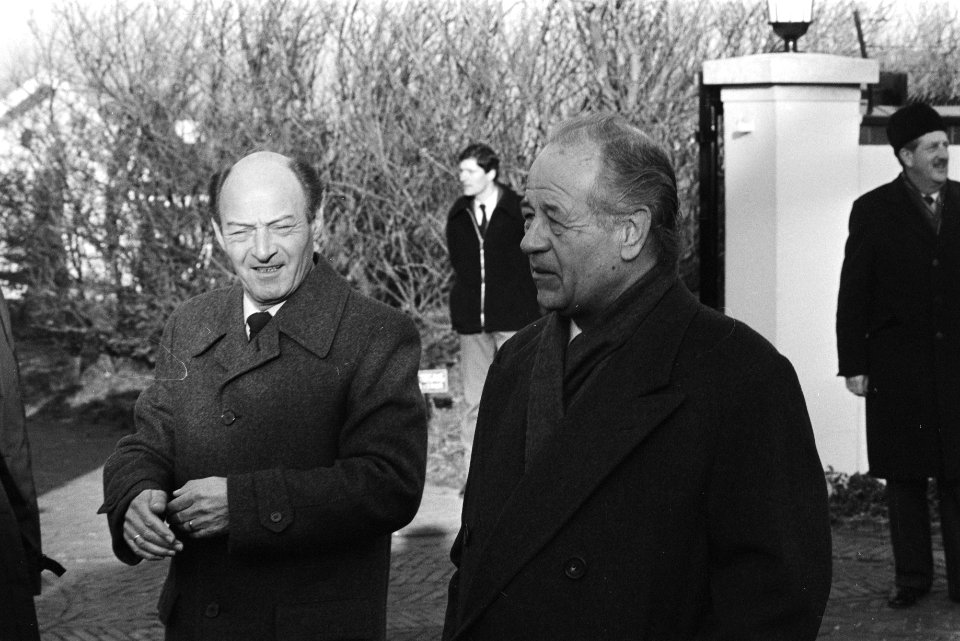 Dhr. Heineken (l) en dhr. Doderer, Bestanddeelnr 932-7958