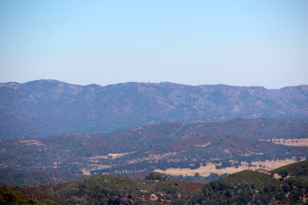 Diablo range from Mt Hamilton, Aug 2019