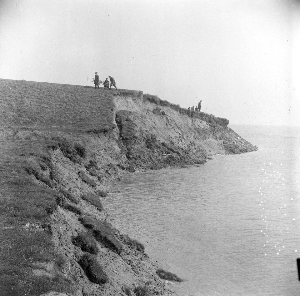 Dijkval in Zeeland, bij Kats op Noord-Beveland, Bestanddeelnr 918-9476