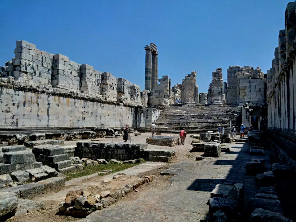 Didyma, Turkey, Temple of Apollon, inside temple