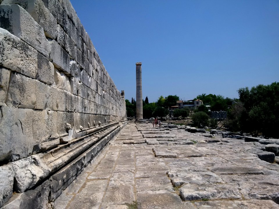 Didyma, Turkey, Temple of Apollon, wall