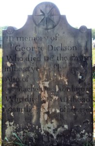 Dickson (George and Rachel), Robinson Run Cemetery, 2015-08-29, 01
